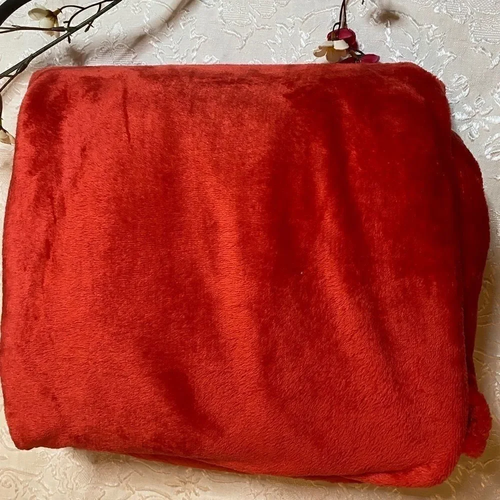 🌹Maison Luxe Plush Soft Velvet Blanket Twin 60X90